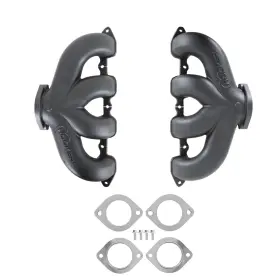 Bhs5190 Hooker Blackheart Lt Swap Exhaust Manifolds - Center Dump Black