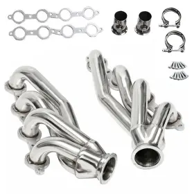 At-ags0023 Htracing Ls Turbo Truck Headers Fits 60-86 C10 Chevy Gmc Ls1 Ls2 Ls3 Conversion Swap Kits