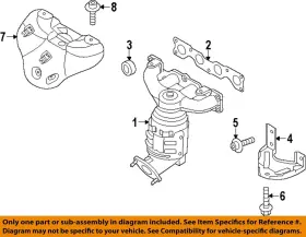 285102g445 Hyundai Oem 13-16 Santa Fe Sport Manifold-mnfd Wconverter