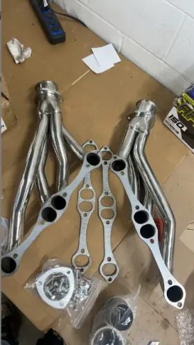 Eh28033 Imachoice For Chevy Small Block Sb V8 262 265 283 305 327 350 400 Exhaust Manifold Header