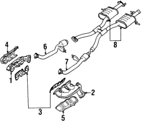14002-10y05 Infiniti 1400210y05 Genuine Manifold