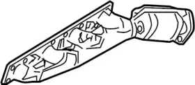 14002-60u00 Infiniti 1400260u00 Genuine Manifold