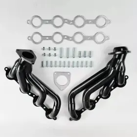 Hd-sgy99-bk Ispeedytech Exhaust Headers For Chevy Silverado 1500 4.8 5.3 6.0 6.2l 2500hd 3500hd Classic