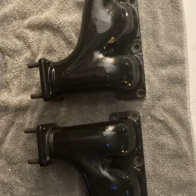 Jaguar 0000o Pair Of Matching Exhausts Manifolds For Xk 120-140-150