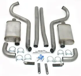 40-2650 Jba Performance Exhaust System With Turndws - 67-70 Mustang