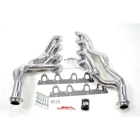 4in-2-1 Jba Performance Exhaust 6655sjs For 67-70 Ford Mustang 390-428 Fe 1-3/4in-2-1/2in Primary Silver Ctd Tri Y