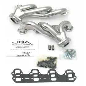 1627sjs Jba Racing Headers 1-1/2 Shorty 1987-1995 Bronco 5.0l Stainless Steel With Cerami