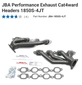 1805s-4jt Jba Racing Headers Shorty