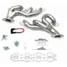 1812sjs Jba Racing Headers 1.75 Inch Shorty Stainless Ceramic For 10-15 Camaro 6.2l