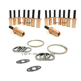 Al-tk344us Jdmpartshop Exhaust Manifold Stud Copper Nut Gaskets For Bmw N54 3.0l 135i 335i Xi 535i