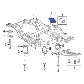 68150086aa Jeep Oe For Grand Cherokee 2014-2019 Exhaust Heat Shield