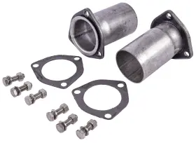 30032 Jegs Steel Reducers Without O2 Fittings 2 1/2 Inch Collector To I.d