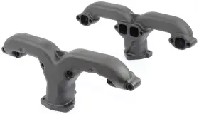 Jegs 30110 Cast Iron Rams Horn Style Exhaust Manifolds Fits Most Round/square