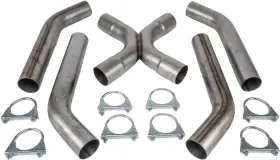 30664 Jegs Universal X-pipe Kit 3 Inch