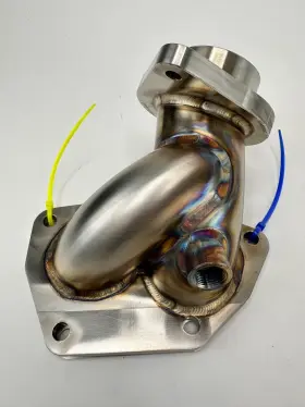 Evo-o2hsng-00 Jm Fabrication Stainless O2 Housing For 03-06 Mitsubishi Lancer Evo 8 9 Fab