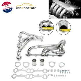 Eh28107 Jonjea Exhaust Manifold Headers Kit For Chevy 1978-1991 Camaro Malibu Buick 5.0 5.7l V8