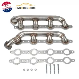 Em29105 Jonjea Stainless Steel Headers Manifolds For Ford Powerstroke F250 F350 F450 7.3l 99-03