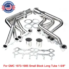 Mt001016 Jonjea Exhaust Headers Kit Ss For 73-85 Chevy/gmc Small Block Long Tube 1-5/8 2wd/4wd