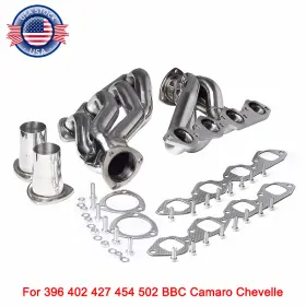 Mt001035 Jonjea Shorty Headers For Big Block V8 Chevy 396 402 427 454 502 Bbc Camaro Chevelle