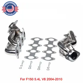 Mt001049 Jonjea Stainless Steel Shorty Exhaust Headers 1.75 Inch For 2004-2010 Ford F150 5.4l 330 V8