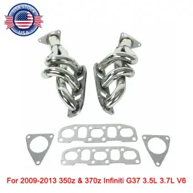 Mt001064 Jonjea Exhaust Headers Kit Ss For 2009-2013 Nissan 350z 370z Infiniti G37 3.5l 3.7l V6