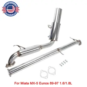 Mt001149 Jonjea Performance Exhaust Headers System/kit For 89-97 Mazda Miata Mx-5 Eunos 1.6/1.8l