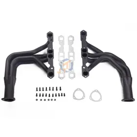 Jt2000ai161 Jt 1-5/8 Inch Long Tube Headers For 1955-1974 Corvette With 265-400 Ci V8 Engines Black