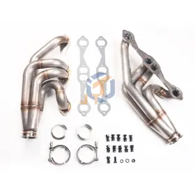Jt2024040 Jt Turbo Exhaust Headers For Chevy Chevelle Malibu El Camino V8 A-body Sbc 1-7/8ftft