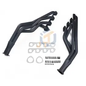 Jt2024042 Jt Long Tube Headers 1-3/4 Inch For 69-70 Cougar/mustang/torino/falcon 351c 4v Black