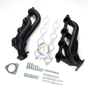 Jt2024052 Jt Shorty Headers Fits 2003-2013 Chevy/gmc Silverado/tahoe/yukon 6.0l Ls V8 Ceramic