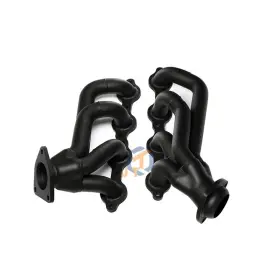 Jt2024072 Jt For 02-13 Chevy/gmc 1500 Trucks V8 4.8l/5.3l Black Paint Shorty Exhaust Headers