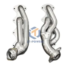 Jutauto127 Jt-power For 2004-2008 Ford F-150 1-5/8 Inch Primaries 5.4l V8 Ceramic Coat Shorty Headers