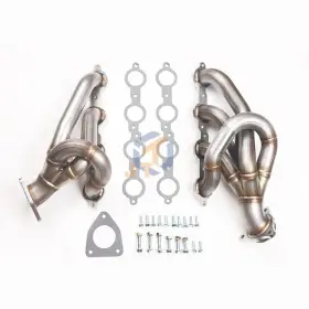 Juta029 Jutauto Exhaust Shorty Headers For Chevy Gmc 2008-2013 Silverado Sierra 1500 5.3l V8