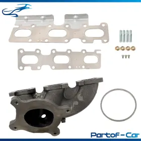 Kte6731424 Kinte Tech Exhaust Manifolds Driver Left Side Hand For Lincoln Mks Base 2009-2010 674-646