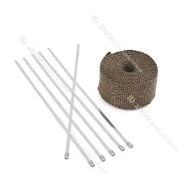 Mp257 Kolightning 2 Inch X 16ft Motorcycle Exhaust Pipe Heat Wrap Tape Fiberglass Insulation Thermal