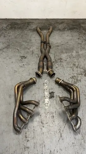 2161h421 Kooks 06 13 C6 Corvette Ls3 Ls7 1 7/8 Inch Long Tube Headers With 3 Catted X Pipe