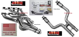 1142h460 Kooks Custom Headers 1-7/8 X 3 Stainless Steel Long Tube Green Catted H-pipe