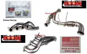 1361h220 Kooks Custom Headers New 1-3/4 X 3ftft Long Tube Stainless / Catted Y- Pipe Kit
