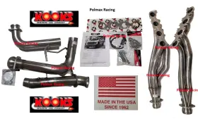 13722600 Kooks Custom Headers 2ftft Long Tube Stainless Y- Pipe Kit 2024-25 F-150 Raptor R 5.2 V8