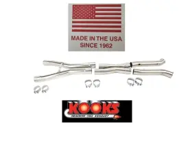 21603101 Kooks Custom Headers 3ftft Stainless Steel X-pipe Kit Only 2005-07 Corvette C6 Base 6.0 Ls2