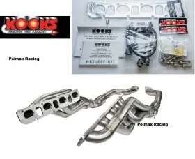 3410h431 Kooks Custom Headers 1-7/8ftft Stainless Steel Long Tube And Green Catted Mids
