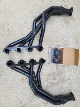 79750dp L And Ford F Series 2wd 460 Full Length Chassis Exit Headers Part #