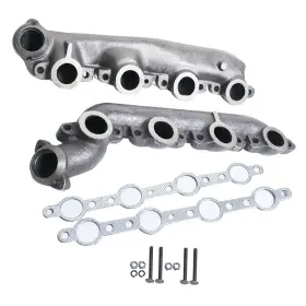 Qs221872qr Lablt 2pcs Manifolds Headers For Ford Powerstroke F250 F350 F450 7.3l 1999-2003