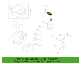 Ywl000030 Land Rover 1 Genuine Ecm Control Box Temperature Sensor