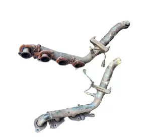 17104-50120 Lexus 98-02 Lx470 Land Cruiser Exhaust Manifold With O2 Sensors Pair 2uzfe Oem
