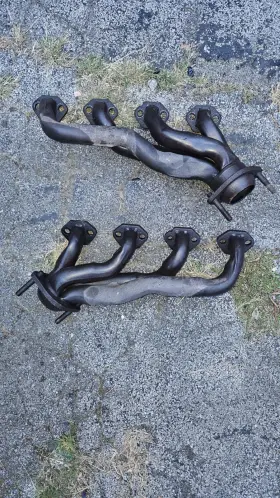 327-01325l Lincoln 1990 Mark Vii Left And Right Exaust Manifold With Bolts