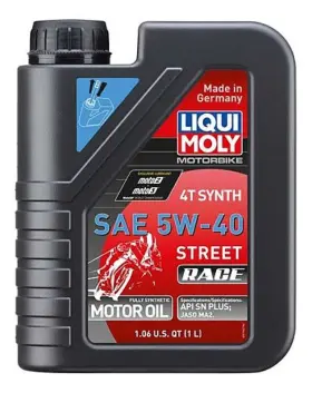 Lqm20074 Liqui Moly 1l Motorbike 4t Synth 5w40 Street Race