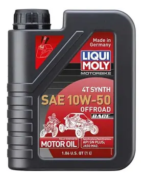 Lqm20078 Liqui Moly 1l Motorbike 4t Synth Sae 10w50 Offroad Race - Case Of 6