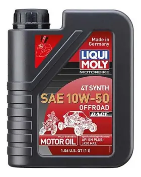 Liquimoly 4100420200793 Liqui Moly 1l Motorbike 4t Synth Sae 10w50 Offroad Race