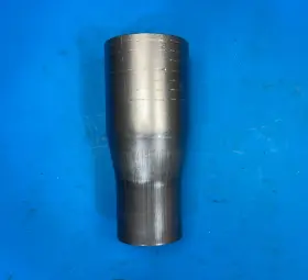 250200 Man Made 1 X 2.5 Inch Od To 2.0 14 Gauge Aluminized Steel Exhaust Pipe Reducer Adaptor Usa